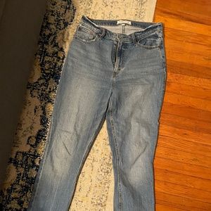Abercrombie 90s slim straight ultra high rise curve love